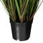 Herbe à feuillage artificiel en pot