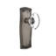 Prairie Plate with Oval Clear Crystal Door Knob-556070001