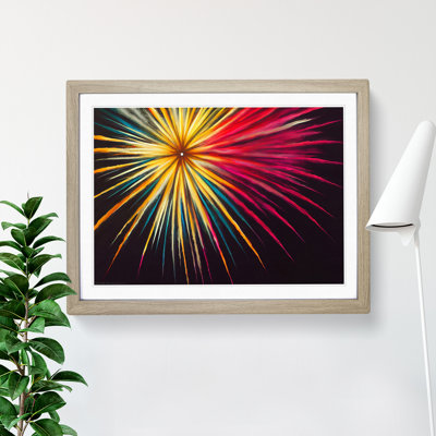 Euphoric Fireworks - Framed Print