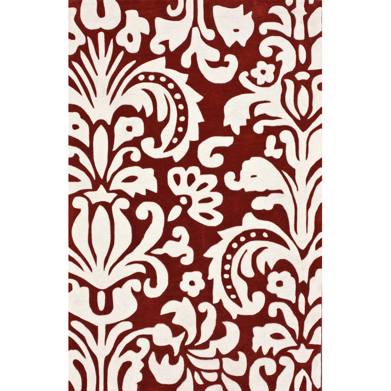 Tapis orange Falynne Sienna, 5 pi x 8 pi
