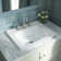 Archer® Vitreous China Rectangular Drop-In Bathroom Sink with Overflow