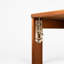 Bureau pliant en bambou de 40,2 po convenant aux petits espaces