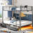  Metal Bunk Bed with USB Charging Station, RGB LED Lights, Safety Guardrails – Easy Assembly, No Box Spring Needed-1664337685-1664337684-1664337689