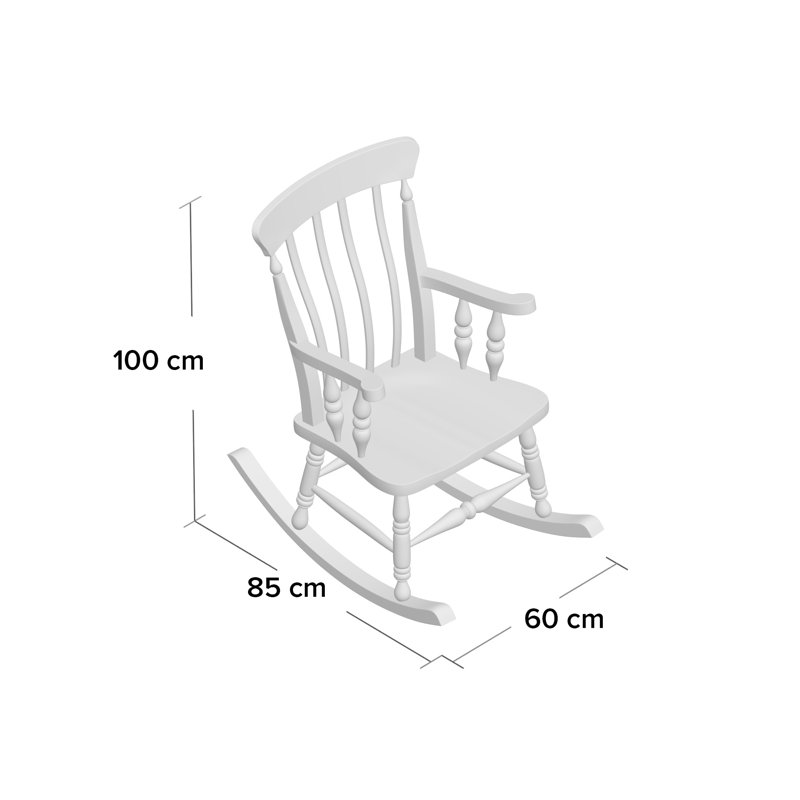 Solid Wood Rocking Chair