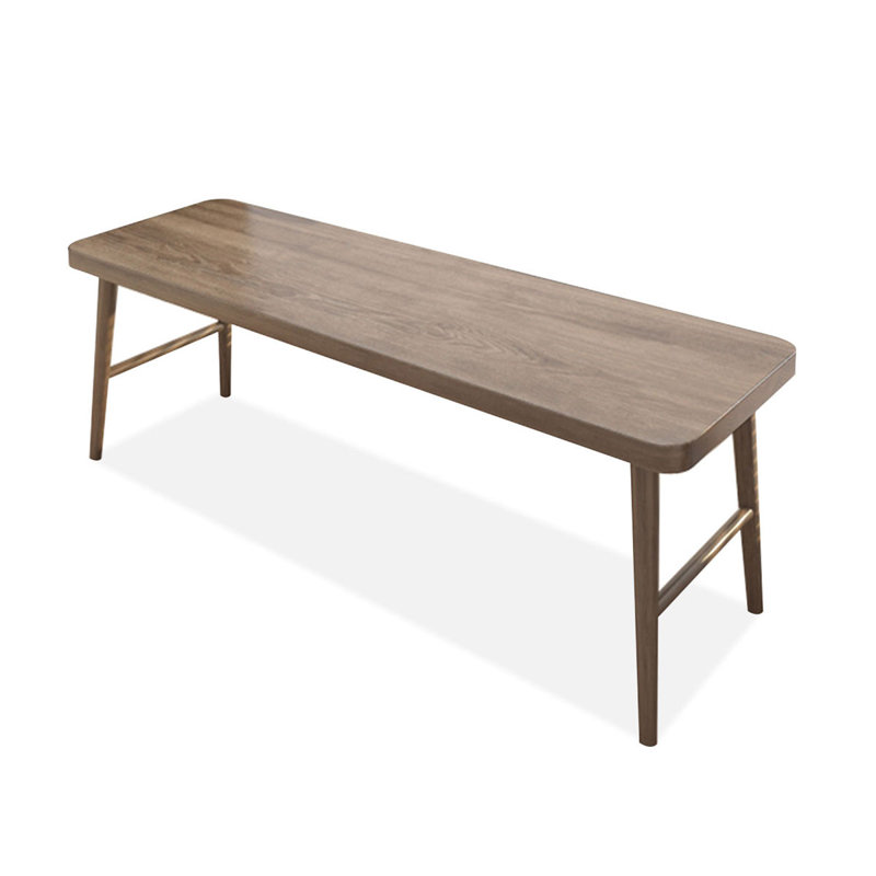 Bureau rectangulaire en bois massif noyer clair, H 29,53 po x l 70,87 po x P 23,62 po