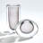 Micro Bubble Handcrafted Glass Table Vase 1-87693507