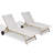 Bembo 74.8" Long Reclining Chaise Lounge with Wheels-1473045848