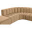 Isleen Upholstered Curved Sectional with Ottoman Reversible-89266674