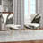 Upholstered Floral Side Chair - Modern floral Accent Chair-90396922