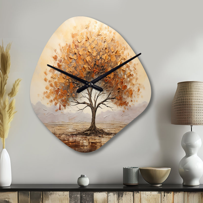 Horloge murale Wild Essence of Afrique - Arican Tree, Petit
