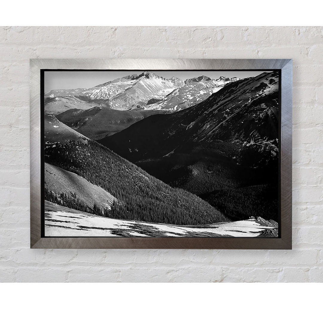 Ansel Adams Rocky Mountain National Park Colorado 3 - Einzelne Bilderrahmen Kunstdrucke