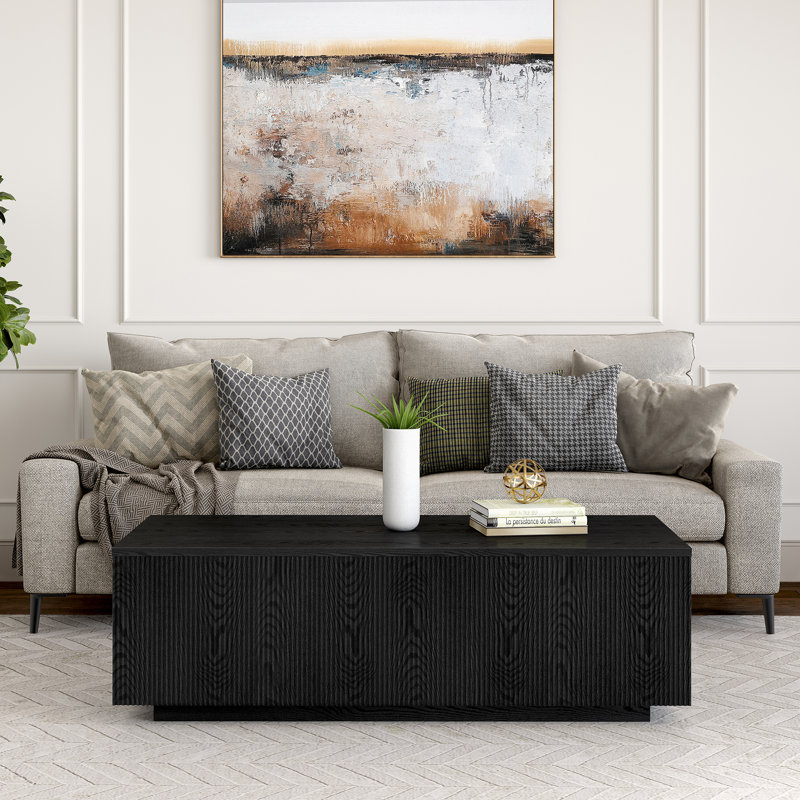 Table basse Reyes, Grain noir
