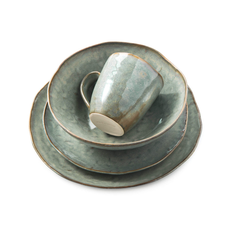 Burlington Handmade Stoneware Dinner Plate, Moss Glen