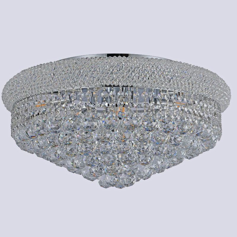 Mckie Flush Mount, Chrome