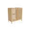 Armoire de lavabo grande capacité en bambou naturel