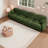 Compression 4 Seater Chenille Sofas, Modern Pleated Modular Sofa For Home