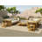 Westminster Teak 6 - Person Patio Conversation Set with Sunbrella® Cushions-83855453