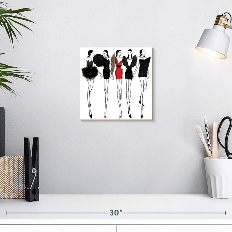 Shuttleworth Fashion Pop of Red, H 10 po x l 10 po