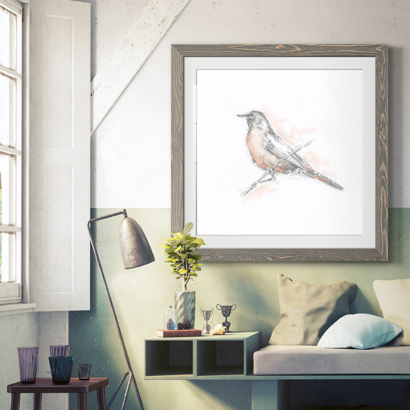 Robin des bois II, H 17 po x l 17 po x P 1,5 po, Cadre gris
