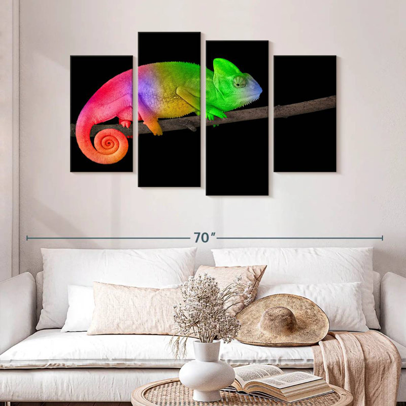 Brampt Rainbow Chameleon, 32'' H x 52'' W