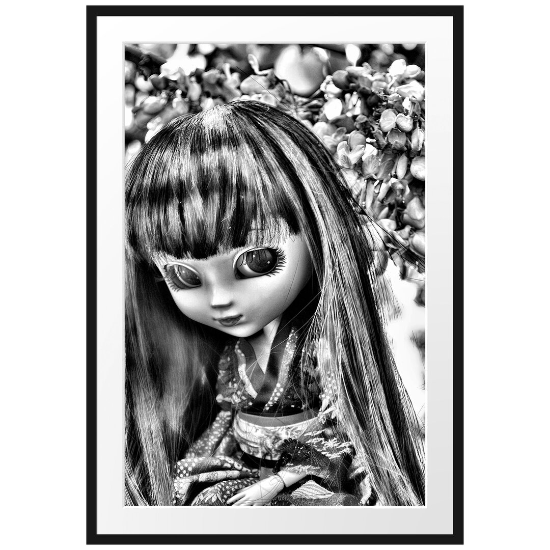 Gerahmtes Poster Anmutige Geisha Pullip