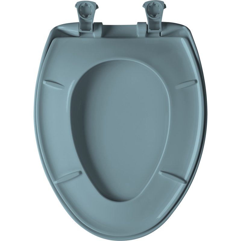 Elongated Toilet Seat and Lid, Classic Turquoise
