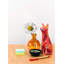 Ensemble de 6 vases de table en verre Nic Amber-406217240
