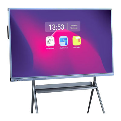 JYXCN 55" 4K Smart Board Windows & Android Electronic Whiteboard 20-Point Touch for Classroom, Office and Livingroom