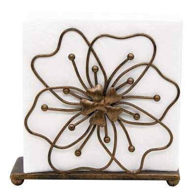 Freestanding Tissue Dispenser, Dining Table Napkin Storage For Home Kitchen Restaurant Picnic Party Wedding Housewarming – Bronze