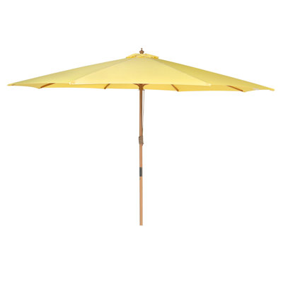 Outdoor Patio Umbrella W/ German Beech Wood Pole Beach Yard Garden Wedding Cafe Garden