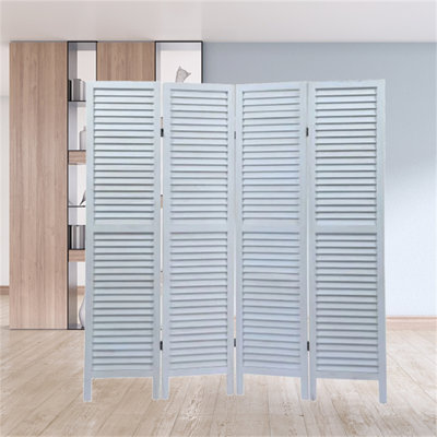 Cloison pliante en bois massif l 63,6 po x H 67 po