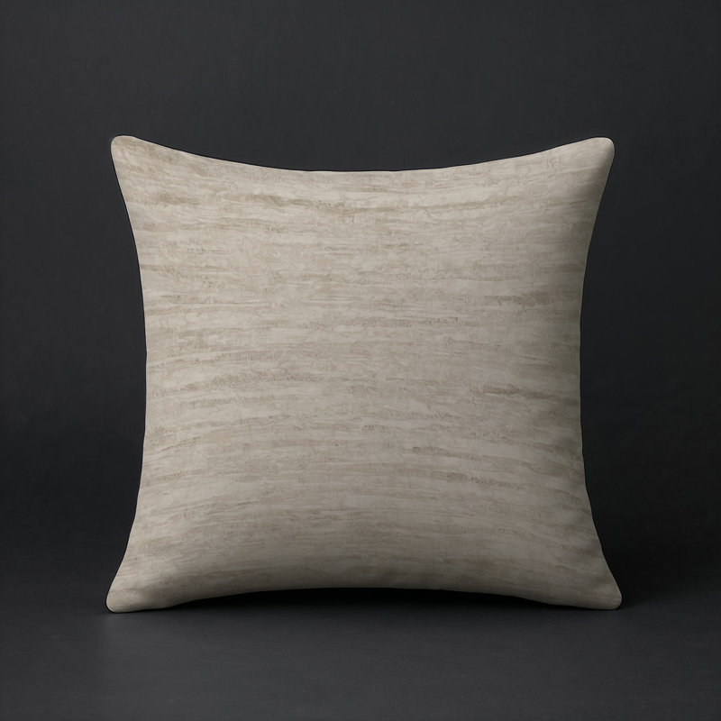 Coussin décoratif intérieur et extérieur Modern, Gris abstrait 5, Carré 20 po