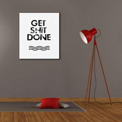 «Get Done» par Jan Weiss, art mural sur toile