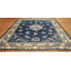 Antique Peking Chinese Floral, Geometric Knotted Rug