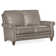 Reddish Leather Loveseat