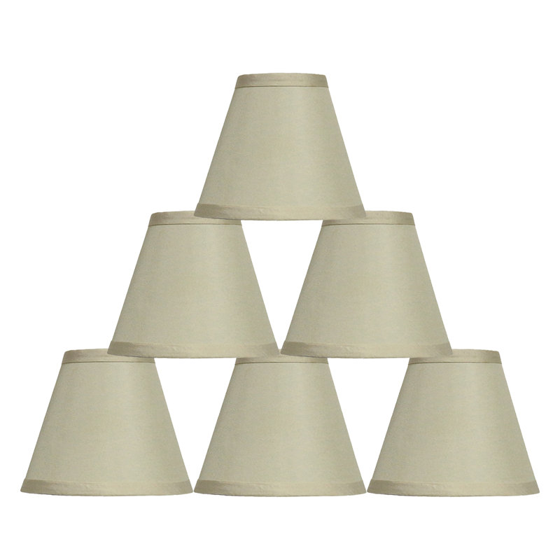 5'' H Satin Empire Lamp Shade, Beige