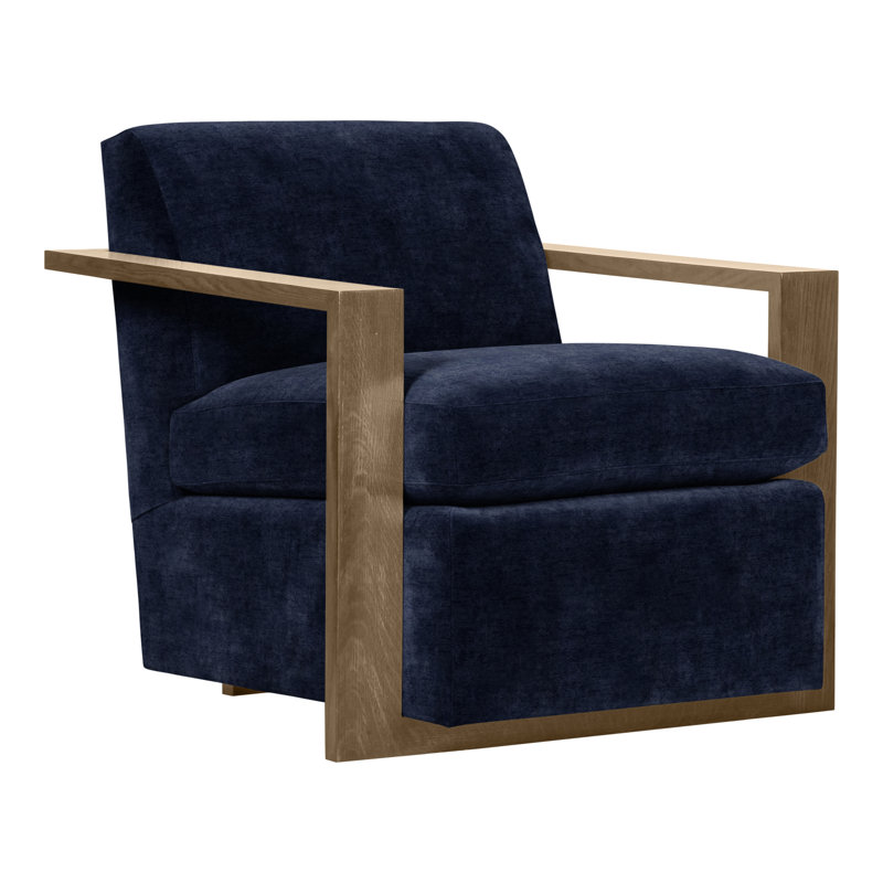 Thom Filicia Home 32" Wide Upholstered Armchair, Hampton, Nadia Eclipse