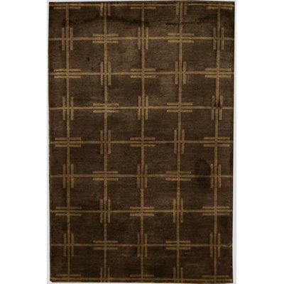 Hand-Knotted High-Quality Brown Area Rug