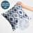 Americanflat Throw Pillow - Sewn-In Insert - Polyester - Diamond Pattern-111448415-111448418