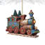 Ornement en bois de train de Noël par Debrekht