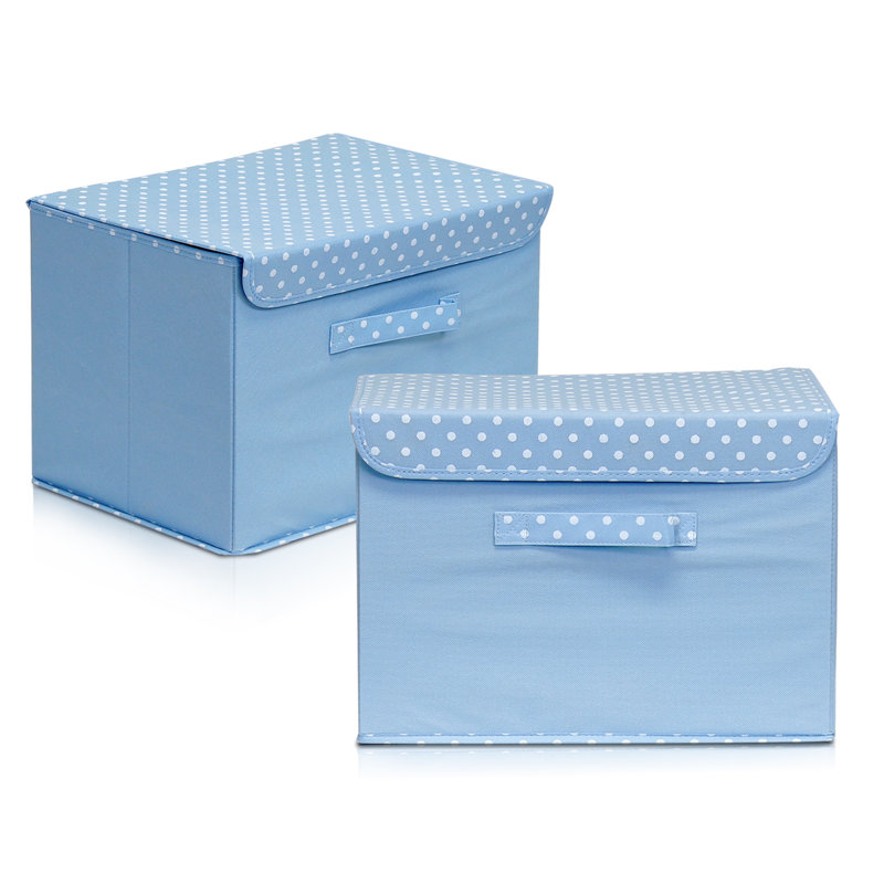 Boîte en tissu non tissé, Bleu