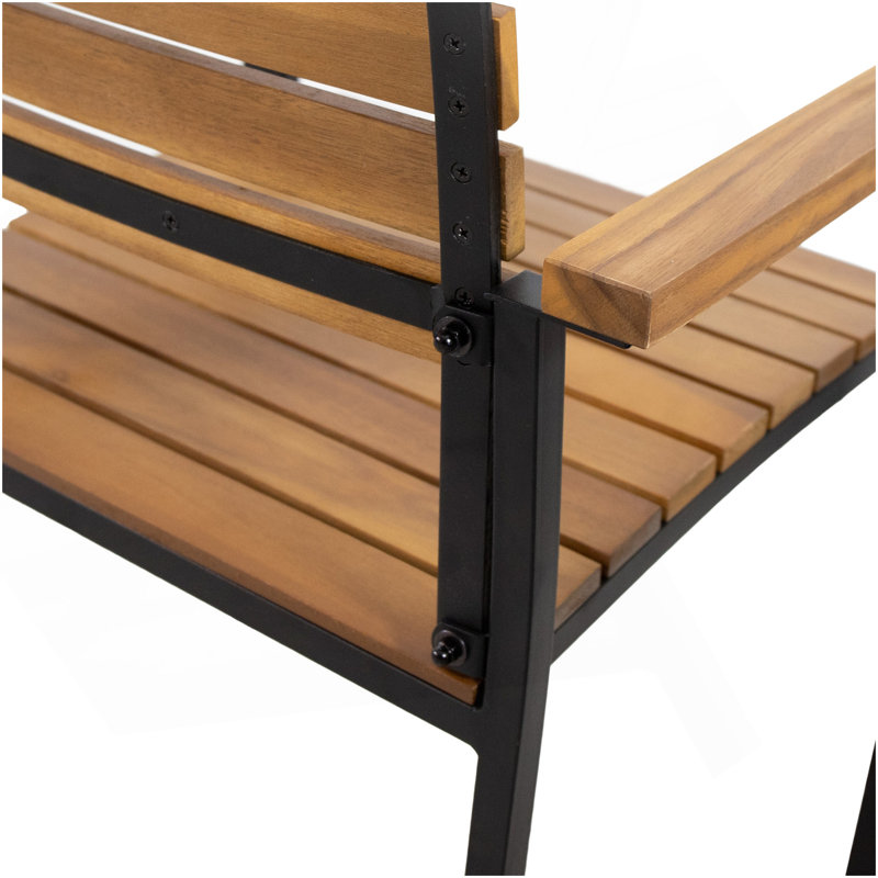 Chaise en bois et métal Laris