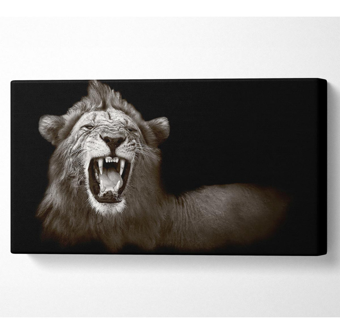 Azamat Lion Roar - Kunstdrucke auf Leinwand