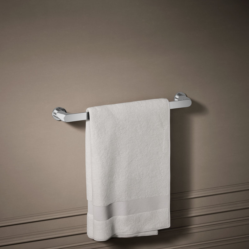 Avid Towel Bar, 18"W, Polished Chrome