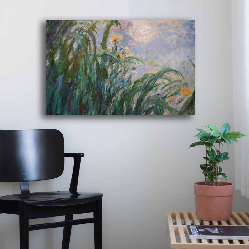 Claude Monet - peinture sur toile tendue