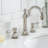 Queen 30" Sink Carrara Engineered Marble Countertop Bath Vanity with Faucet and Mirror-456162633-456162635