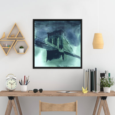 Contemporary Brooklyn Bridge Canvas | Modern Bedroom Decor