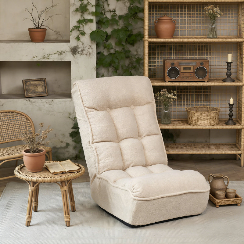Canapé simple inclinable, fauteuil de balcon Tatami japonais paresseux, canapé de loisirs réglable pour le confort et la détente