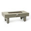 Table de foyer en fer de 42 pouces avec système de propane durable et chauffage de 50 000 BTU