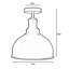 Bussiere Semi Flush Mount-17754468-17708927